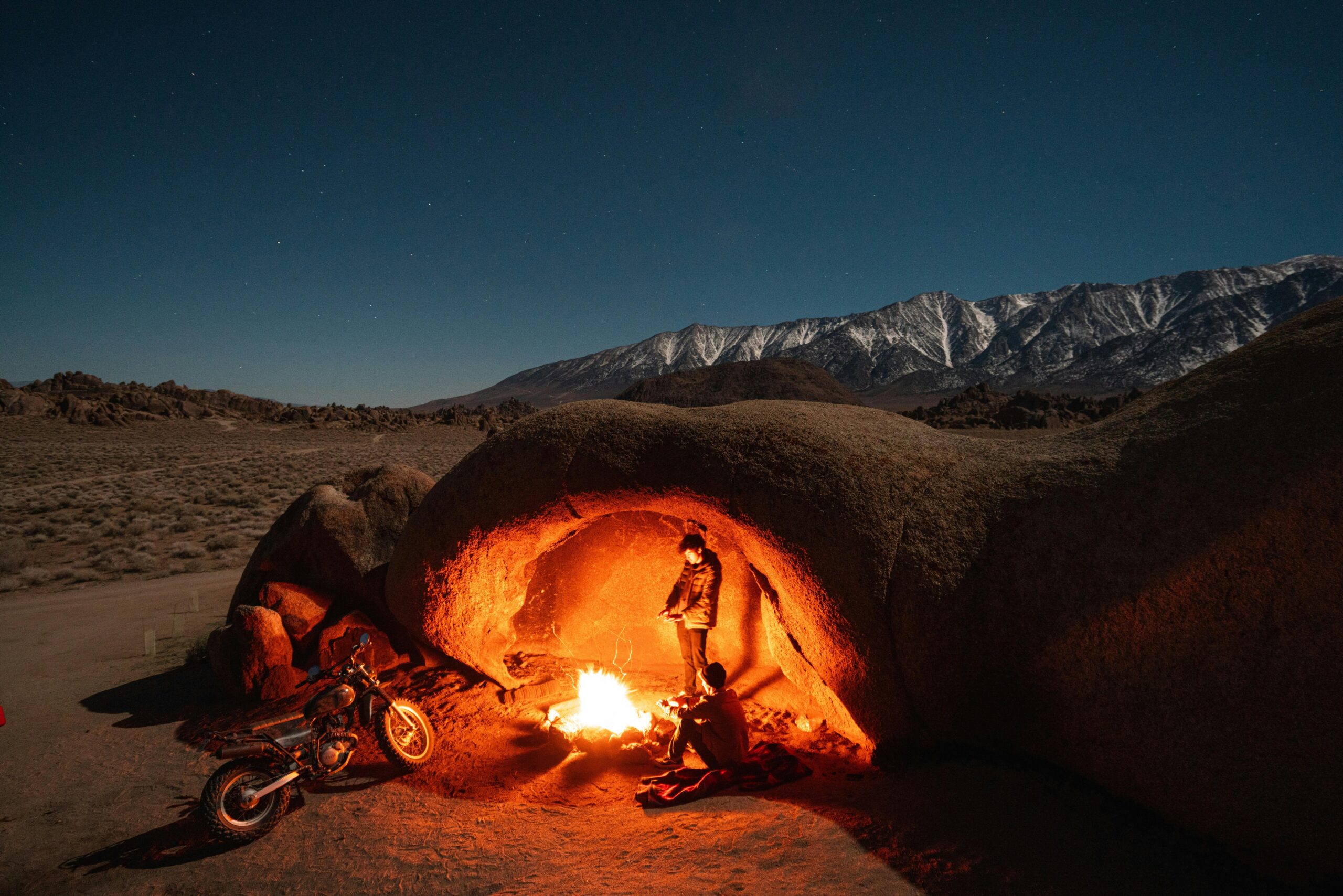 Desert Campfire Night