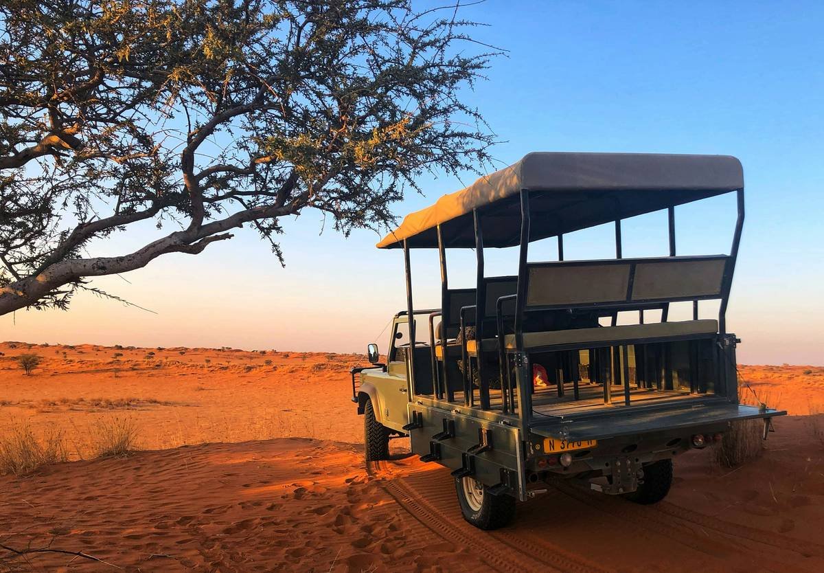 Infographic comparing sustainable vs. unsustainable desert safari practices: vehicle types, group sizes, cultural engagement levels, and environmental impact metrics.